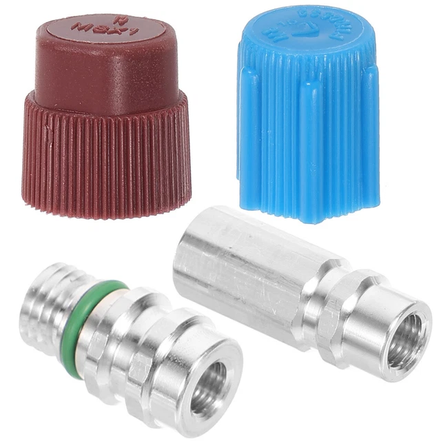 1 Pair Refrigerant Hose Adapter Conditioning Hose Connector Fitting Adapter