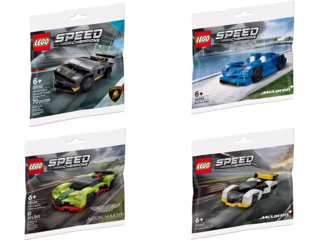 LEGO® Speed Champions Polybags Auswahl - 30342 / 30343  / 30434 / 30657 + NEU