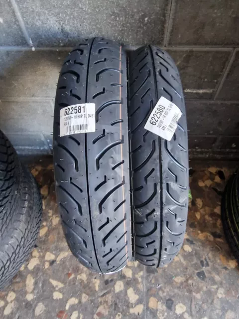 Coppia GOMME SH125/150 100/80-16 50P e  120/80-16 60P DUNLOP D451 (AM) DOT2023