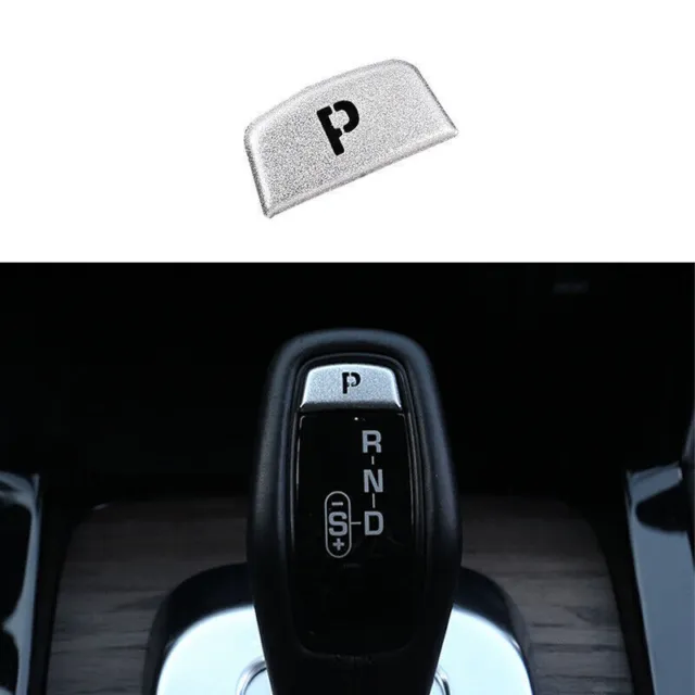 Silver Aluminum Gear Shift Knob P Button Sticker For Range Rover Evoque 2020-23