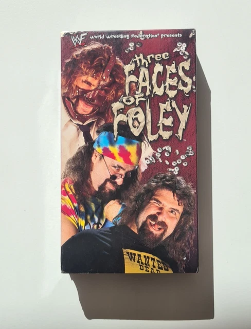 Wwf Foley WWF - THREE Faces of Foley (VHS, PAL 1998) $53.70 - PicClick AU