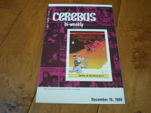 Cerebus Bi-Weekly #2 (1988 Series) Aaardvark Comics VF/NM