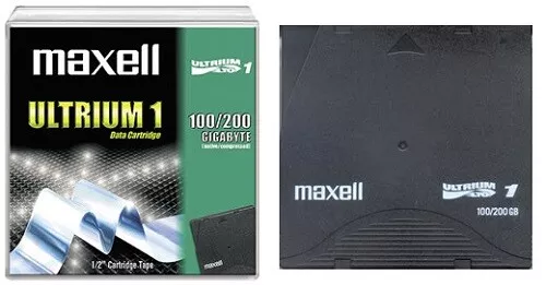 Maxell LTO1 or Maxell LTO Ultrium 1 Data Cartridge