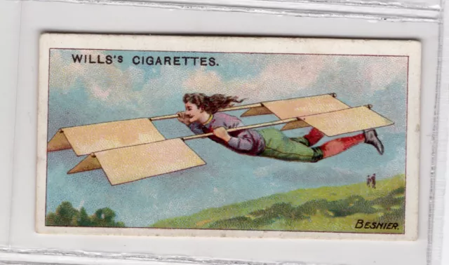 Wills Australia Aviation Card #27 Besnier’s attempted flight 1678