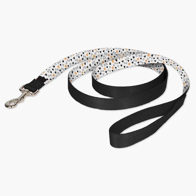 Dog Pattern Pet Leash - Paws Pet Leash - Bones Pet Leash