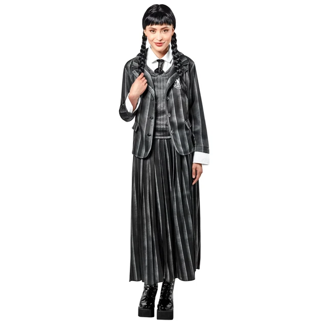 Wednesday Addams Family School Uniform Jacket Halloween Costume Women's S 4-6