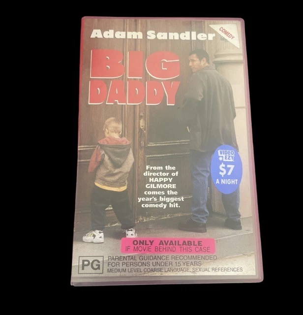 BIG DADDY VHS VIDEO TAPE Adam Sandler 1999 EX RENTAL + Receipt EUR 10 ...