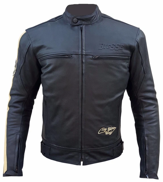 EU Fashions Mannen Vintage Motorfiets Cafe Racer Retro Moto