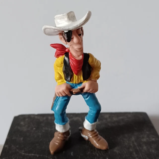 Figurine Schleich Morris / Dalton (Lucky Luke) - Édition Dargaud 1984, Environ 6,5 Cm, Occasion
