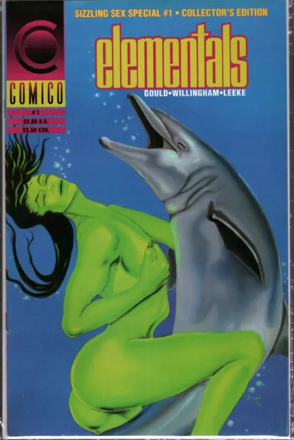 Comico Elementals: Sizzling Sex Special Collector's Edition Comic Book #1 (1992)