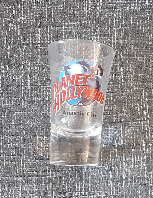 Planet Hollywood Atlantic City Flared Shot Glass - Used