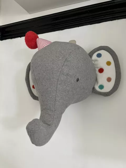 Mamás y Papás Top Grande Cuentos Elefante Colgante Pared Decoración Circo Guardería Fiesta Sombrero