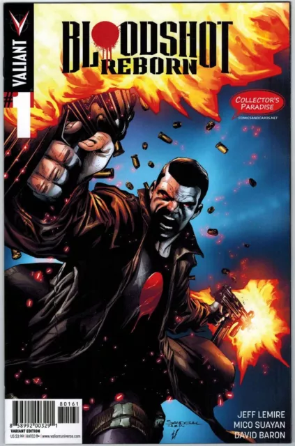 Bloodshot Reborn #1 Collector's Paradise Exclusive Variant Valiant Vei Nm/Vf