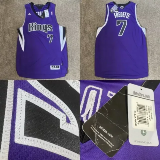 Adidas Sacramento Kings Jersey 90s NBA Vest Purple Mens 