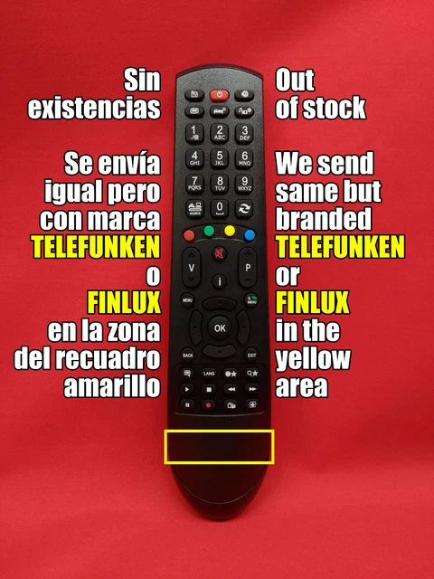 Télécommande TV Original Pour Telefunken TFL32HD3801B - TV