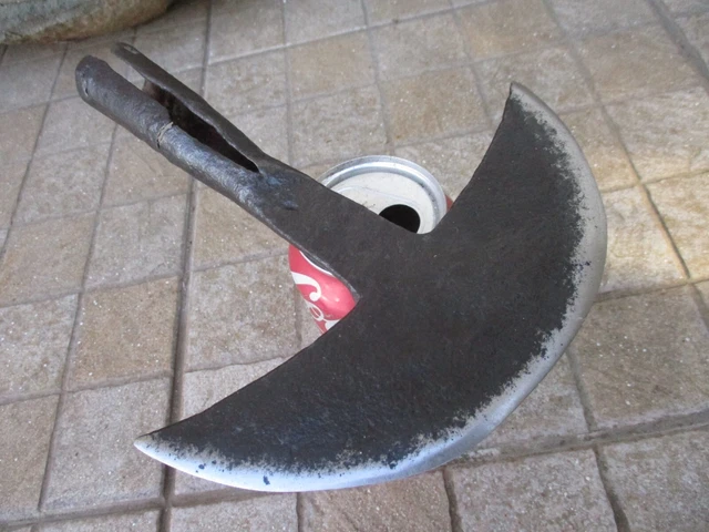 Antique 1930s Azores Whale Hunting Flensing Rare Museum Tool Knife Handforged Antique 1930s Azores Whale Hunting Flensing Rare Museum Tool Knife Handforged