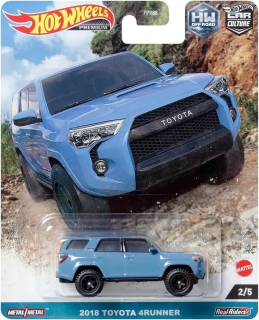 2018 Toyota 4Runner 4 runner *RR* Hot Wheels Premium OFF-ROAD 1:64