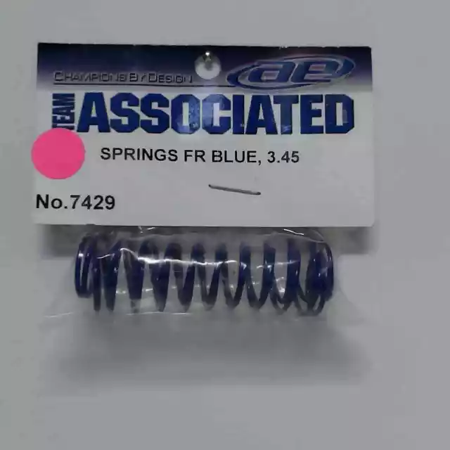 Team Associated RC Parts: Fr Springs,Blu:RC10/T/GT/T2/3