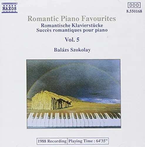 Balazs Szokaolay Romantic Piano Favourites (CD) Album