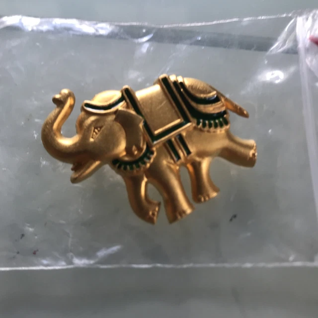 Broche Éléphant Jean Louis SCHERRER - Vintage Nuits Indiennes - Neuf Sans Emballage