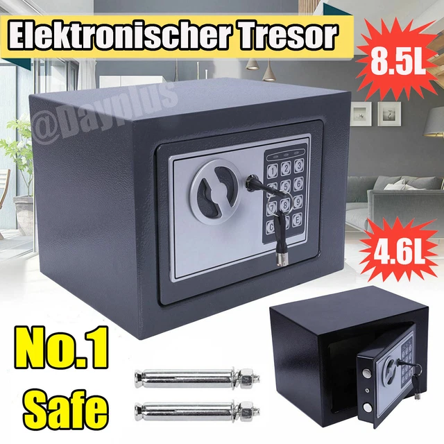 Deuba Treor Elektronich 35x40x40cm Zahlenchlo Doppelbolzen Im