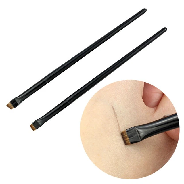 Pennello eyeliner penna da disegno strumenti sopracciglia pennello per trucco lama