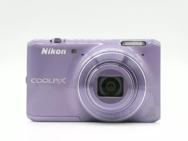 [MINT IN BOX] Nikon COOLPIX S6400 Lilac Purple 16.0MP Digital Camera FROM JAPAN