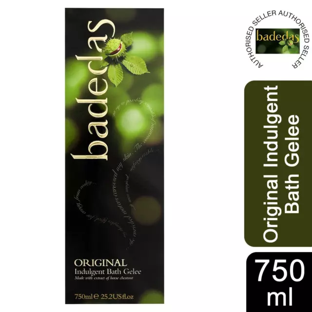 1x or 2x of 750ml Badedas Original Indulgent Bath Gelee with Chestnut Extract
