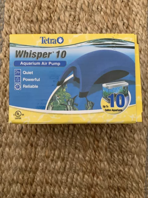 Pompe à air d'aquarium Tetra Whisper facile à utiliser 10 gallons NEUVE 2