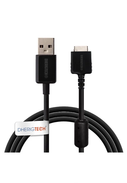 Sony Walkman Nw-S616F/Nw-S703F Mp3 Player Replacement Usb Cable/Battery Charger