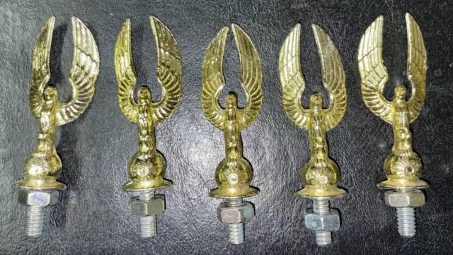 Trophy parts Eagle trim Topper Metal, gold - lot of 5