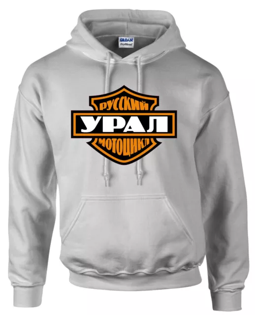 Ural HD Round Style  Motorcycle Printed Hoodie in 5 Sizes