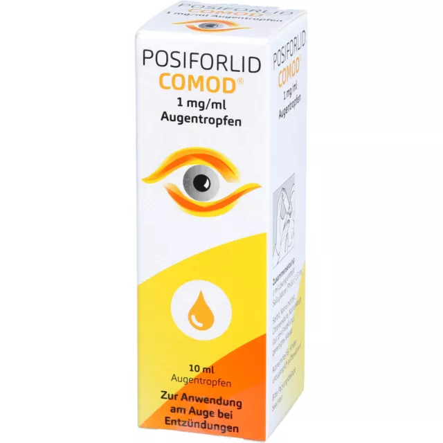 POSIFORLID COMOD Augentropfen bei Entzündungen am Auge, 10 ml Lösung 13414803 2