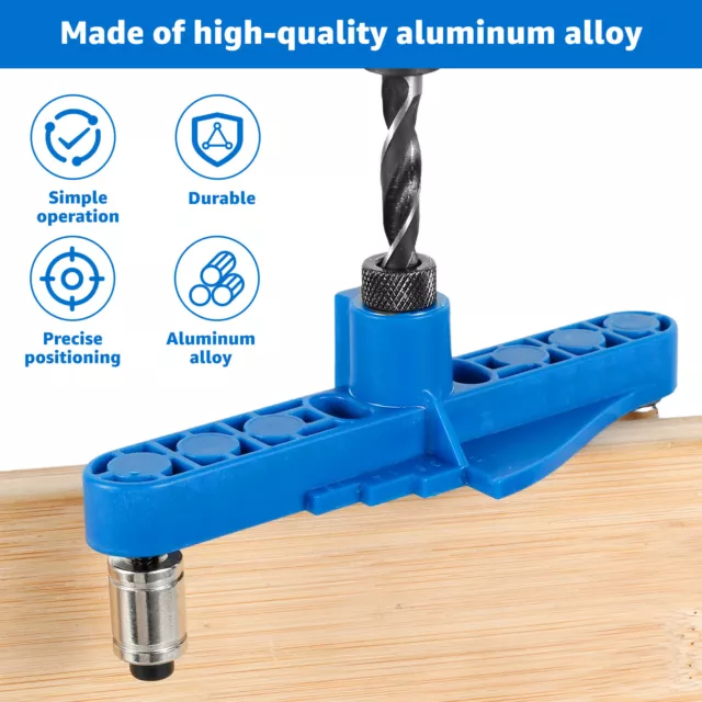 71X Dowel Jig Self Centering Drill Guide Center Scriber Line Doweling Hole Jigდ