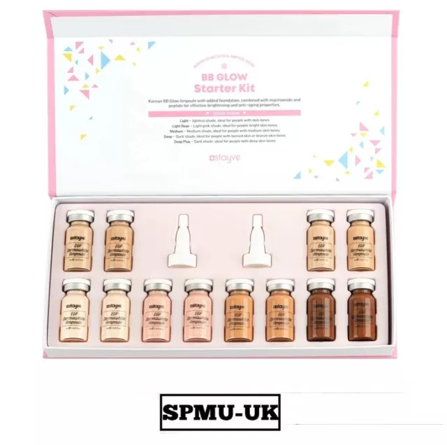 Stayve Foundation Starter Kit Beauty GLOWING Skin Care CC Serum MESO Therapy