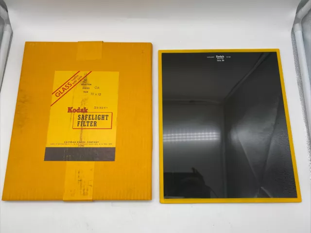 Filtro de luz de seguridad Kodak - 10x12"" Wratten serie OA filtro de vidrio