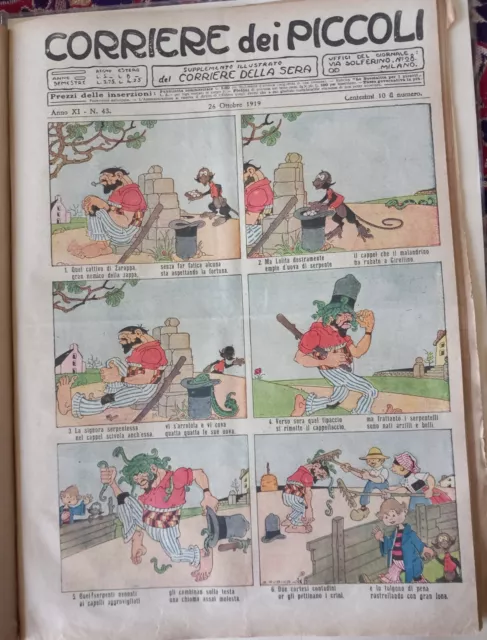 Lotto Di 49 Numeri Corriere Dei Piccoli, 1919. Vedi Stato