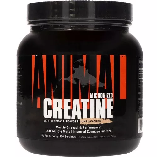 Universal Nutrition Créatine animale, poudre, 500 g