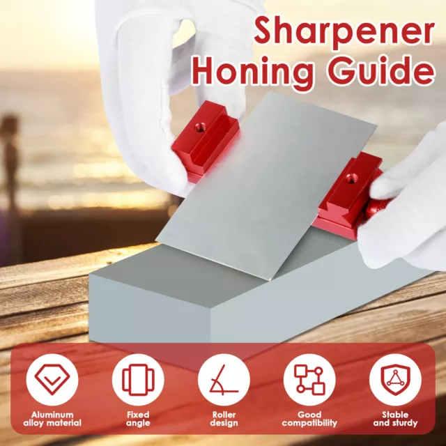 Honing Guide Tool Aluminum Alloy Chisel Sharpening Jig Chisel Fixing nuNBo h