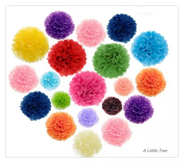 Stoff Papier Bommel Bommel Bommel Blumenkugeln flauschig Hochzeit Party Dekorationen