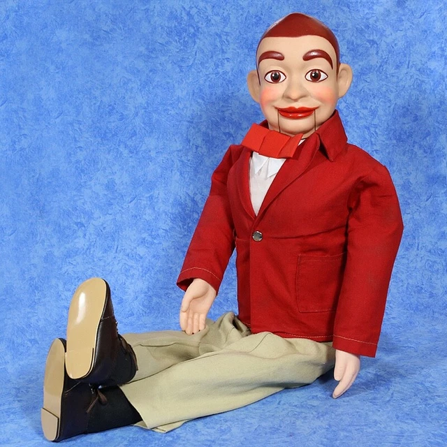 1960S KNUCKLEHEAD VENTRILOQUIST Dummy HEADSTICK CONTROL by Juro Jerry