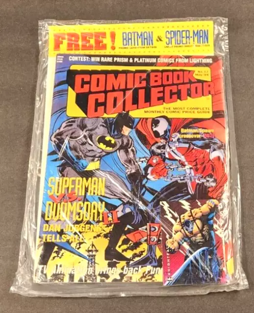 Brand New 1994 May Comic Book Collector Magazine Superman Vs Doomsday