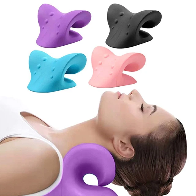 Coussin arrière Relaxeur d'épaule Civière du cou Oreiller de traction de tête