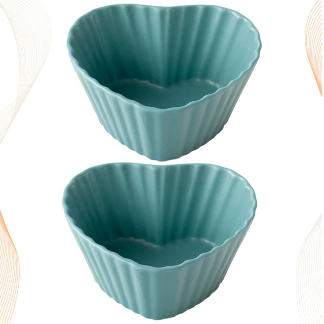 2 pz ciotola in ceramica ciotola per zuppa organizzatore di stoviglie