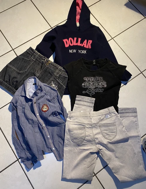 Ensemble Fille 14 Ans IKKS & Kaporal : Chemisier Fleuri + Jean - Taille 158 - TBE