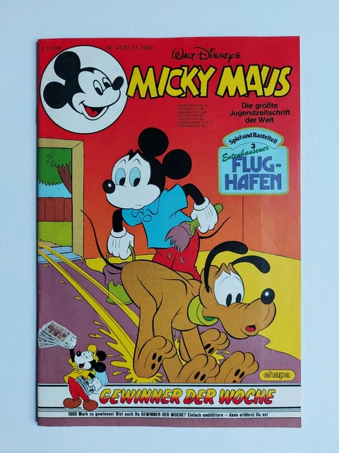 Ehapa - Micky Maus Nr. 47 / 23.11.1982 - Top Zustand / Z1 (mit Beilage)