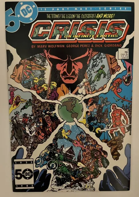 crisis on infinite earths  #3   NM