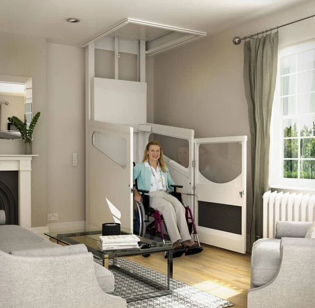 1 ETAGE HAUSLIFT 300cm SENIOREN LIFT FAHRSTUHL SENKRECHTLIFT BEHINDERTENLIFT