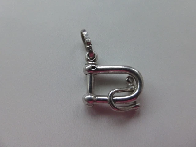 Pendentif Botte De Cowboy En Argent 925 - Poids 3.85gr, Dimensions 2.3x1.8cm - Occasion