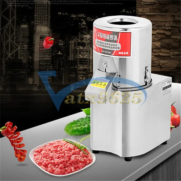 220V Food Processor Electric Vegetable Meat Chopper Grinder Commercial